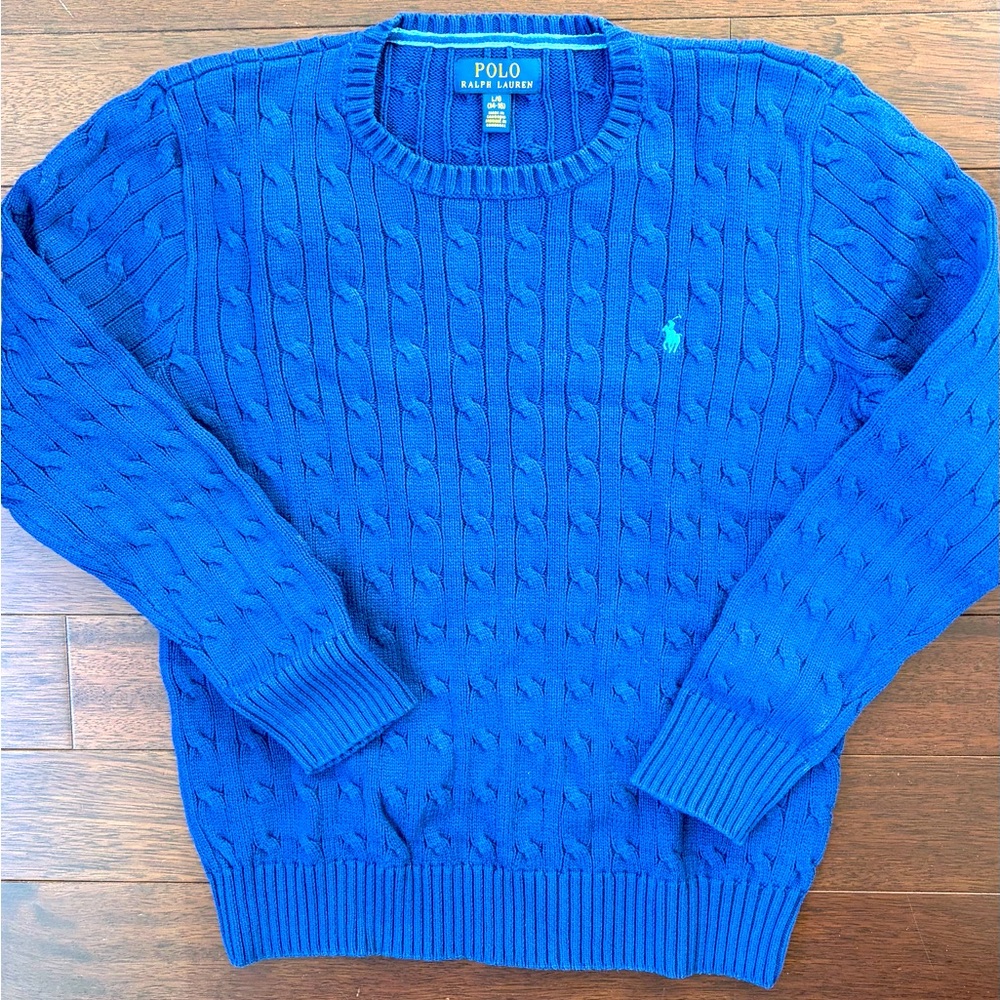 Polo Ralph Lauren Boys’ Cable-Knit Sweater - Size L